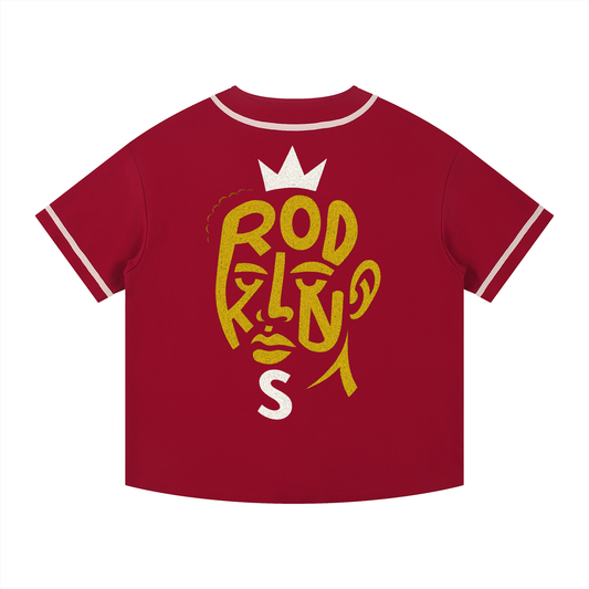 Grown Kids Piped Button-Up Jersey