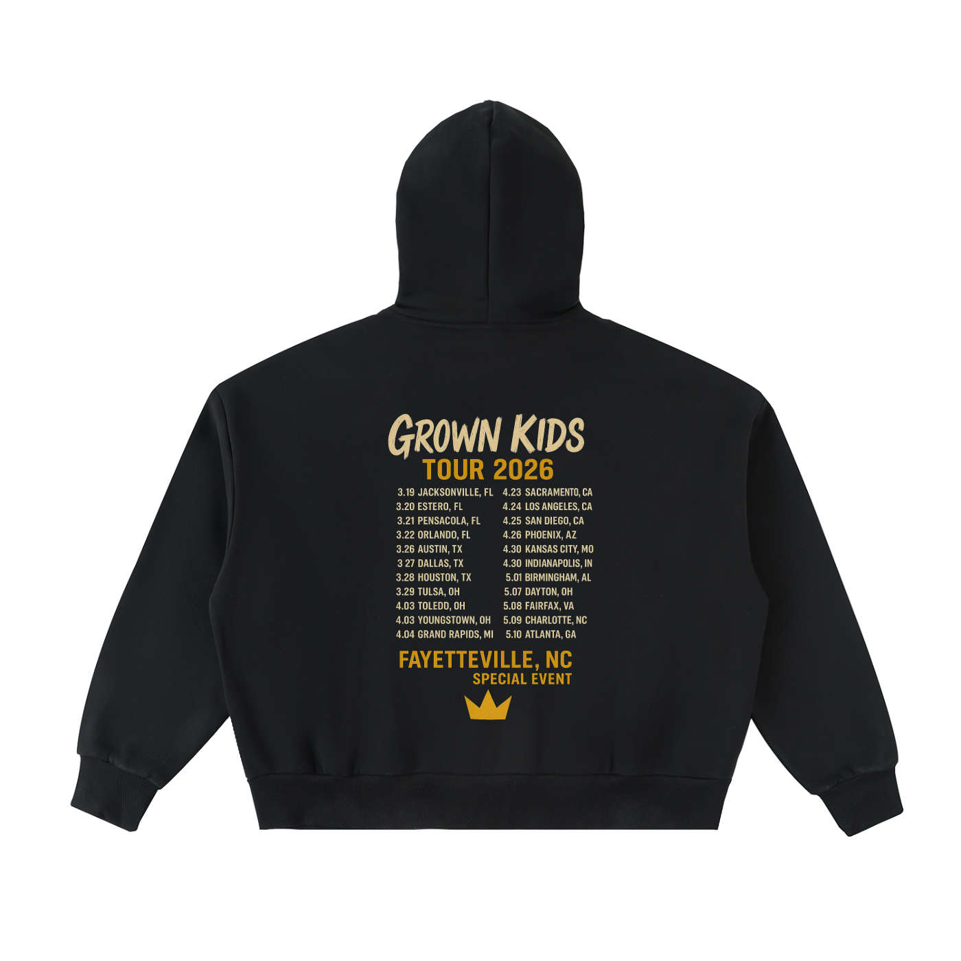 Season 1 back on road GK Fleeced Full-Zip Boxy Hoodie