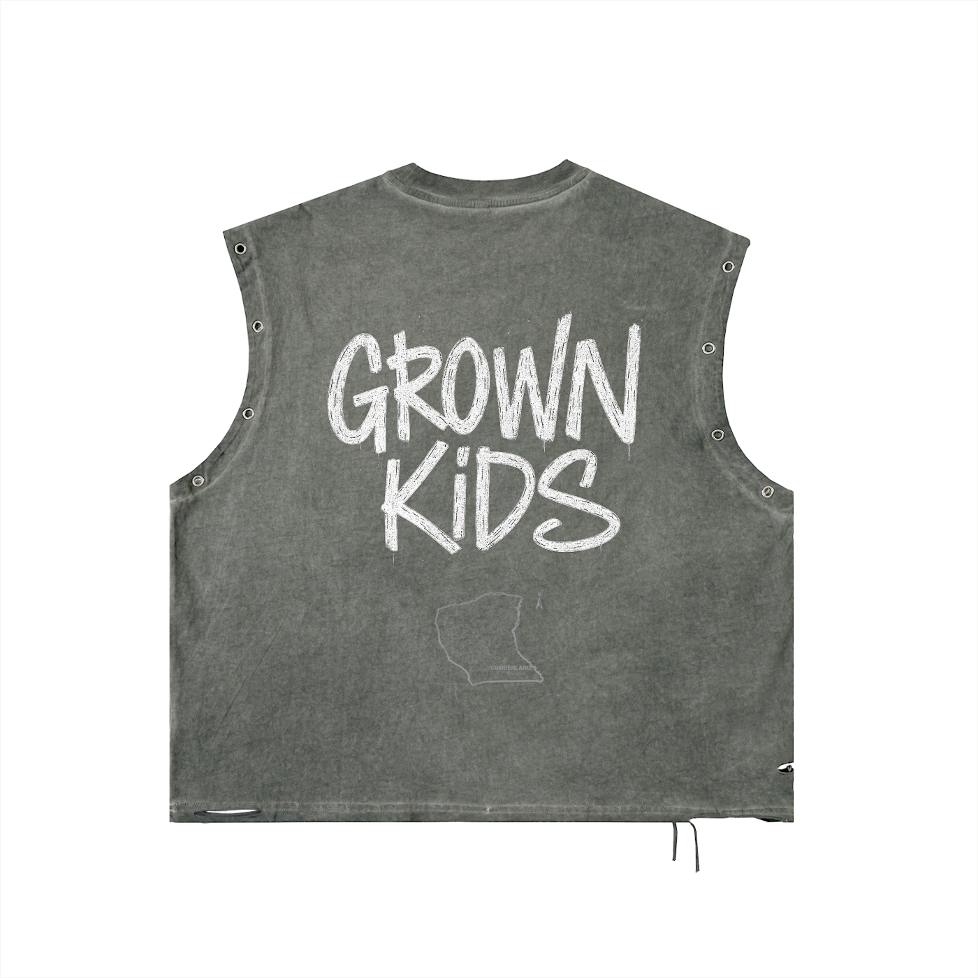 Season 1 Distressed Grommet Eyelet Tank Top