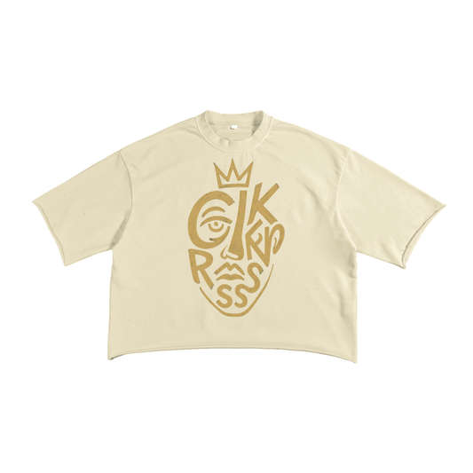 French Terry Raw Edge Grown Kids T-shirt